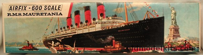 Airfix 1/600 RMS Mauretania Ocean Liner, F407S plastic model kit